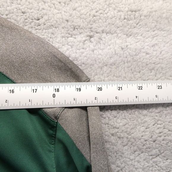 Miami Hurricanes Colosseum Quarter Zip Long Sleeve Pullover Men Large Silver/Gre - Picture 5 of 11